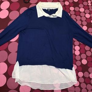 DKNYC Tops - DKNY collard blue shirt DKNYC Tops - DKNY collard blue shirt